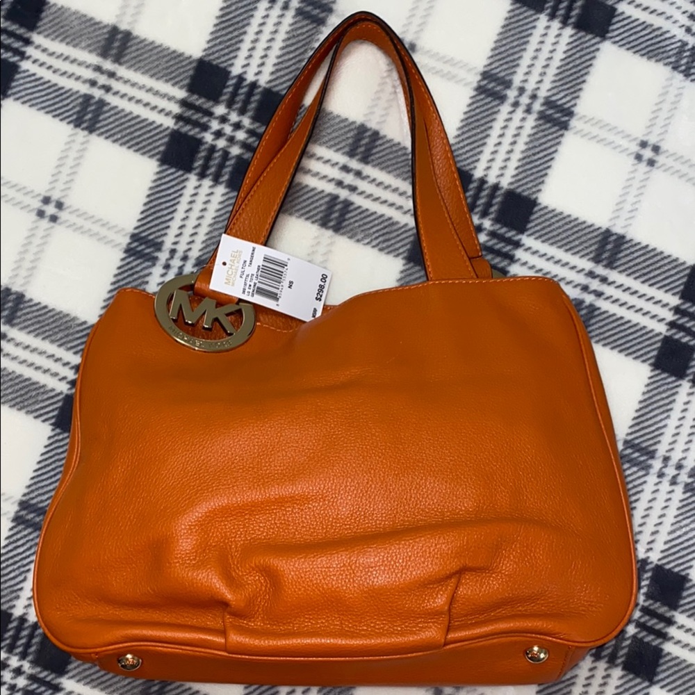 Michael Kors Orange Shoulder Bag